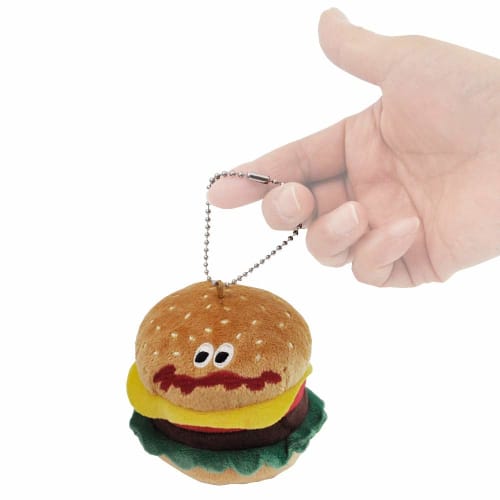 Skater Mascot Keychain with Ball Chain Burger Conks Burger BACH1