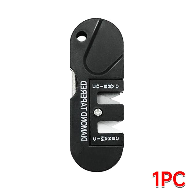 

Портативный точильный камень 4 в 1 Мини многофункциональная точилка для стали из карбида вольфрама, точильный стержень, инструмент для кемпинга и активного отдыха