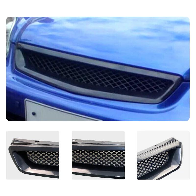 1999 To 2000 for Honda Civic EK CX DX EX HX LX Type R Front Hood Mesh Grille Replacement Front Bumper Grille Decoration Body Kit