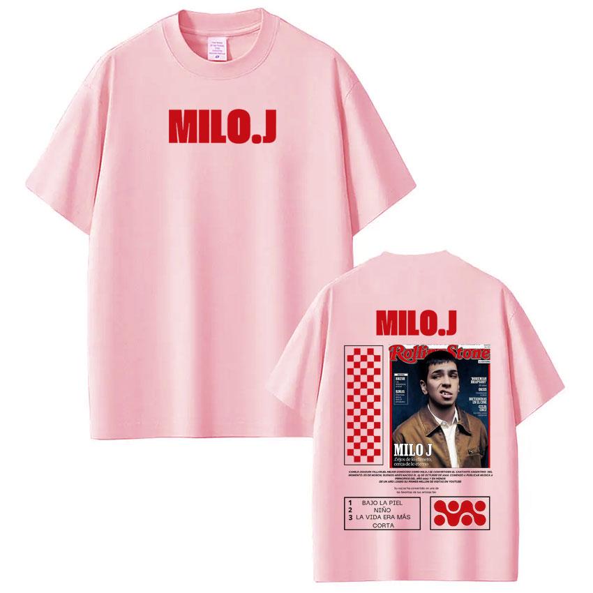 Rapper Milo  J Album Cover 2025 Graphic Tshirt Men Women Fashion Hiphop Tshirt Shortsleeved Loose Casual Harajuku Tshirts