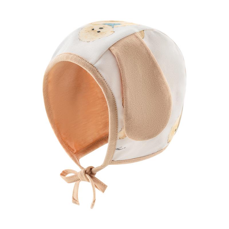 

Newborn Cute Lace-up Windproof Hat with Ear Covers for Boys and Girls 42 cm