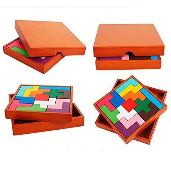 Lifepower Wooden Puzzle, Wooden Toy, Educational Toy for Adults and Adults, Brain Training, Compact, Educational Toy, Time Killer, Suitable for