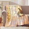 Christmas Scene with Biblical Values Faith-printed Flannel Blanket Soft and Warm Suitable for Home Travel Picnics Camping RV