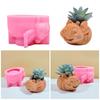Creative Bees Shaped Cement Planter Silicone Mold for Flower Pots Pen Holder Castes Mold for Garden Decoration