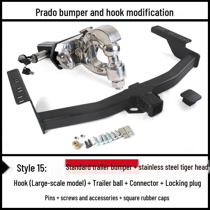 Prado Trailer Hitch: Compatible with 2700/4000 LC120/150 Rear Tow Bar Towing Hook