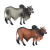 2x Mini Wildlife Animals Figurines Figures Model Realistic for Easter Gift Party Supplies