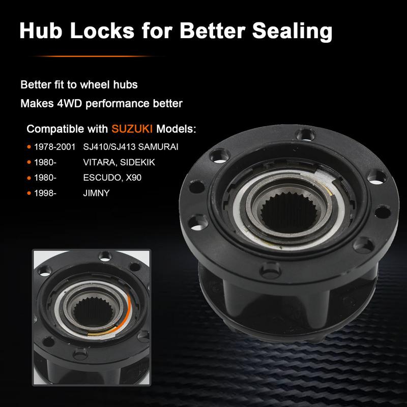 1 Piece X FOR SUZUKI X-90 Vitara Escudo 89-01 JIMNY SJ410413 Samurai Sierra Free Wheel Locking Hubs B029 43810-60A00 AVM438