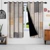 Light Blocking Abstract Geometric Curtains Minimalist Design Bedroom Living Room Window Decoration Hotel Home Drapes Curtain Set Of 2 Modern Made