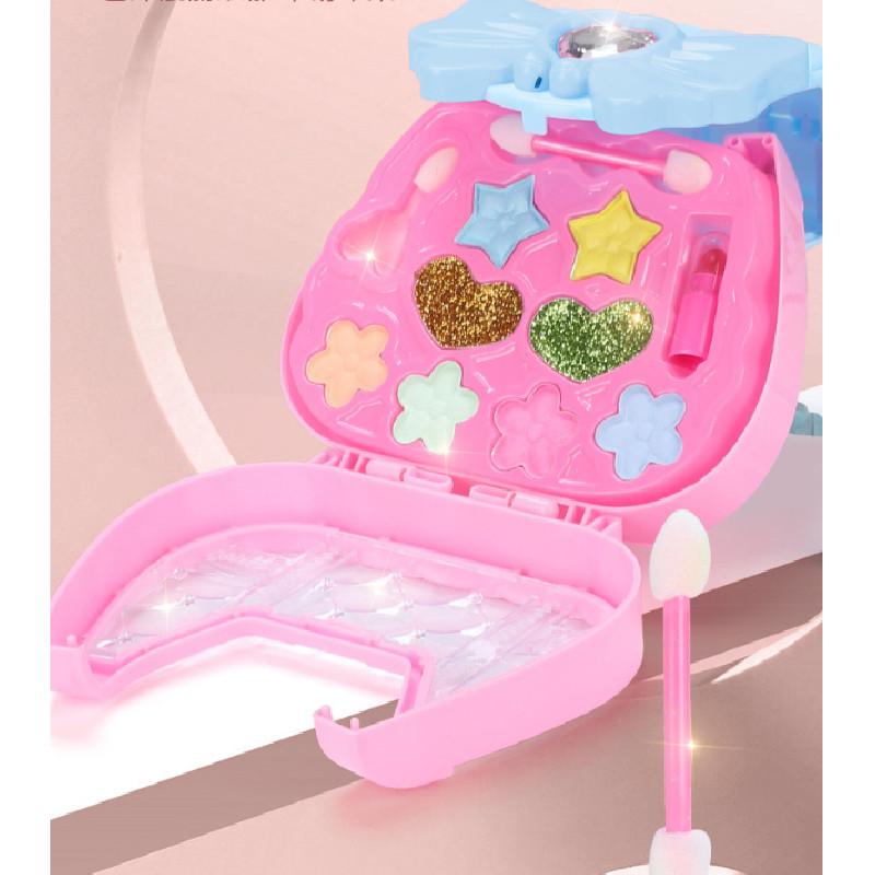 Safe Girls Simulation Makeup Palette Toy Table Dress Cosmetics Box Set Gift