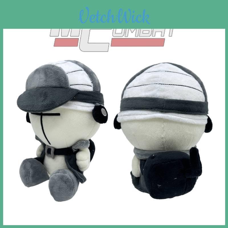 Hochwertige Madness Combat Kurzplüsch-Stoffpuppe mit PP-Baumwollfüllung, 20 cm / 7,87 Zoll Höhe
