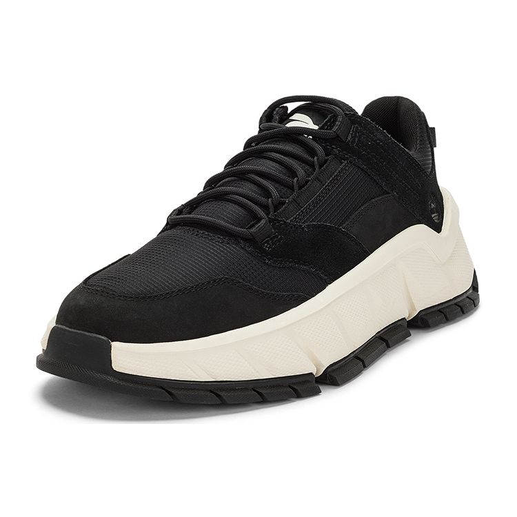 Timberland Turbo Simple Solid Color Slip Resistant Durable Low Top Casual Shoes Men sneakers Black A5PG8W