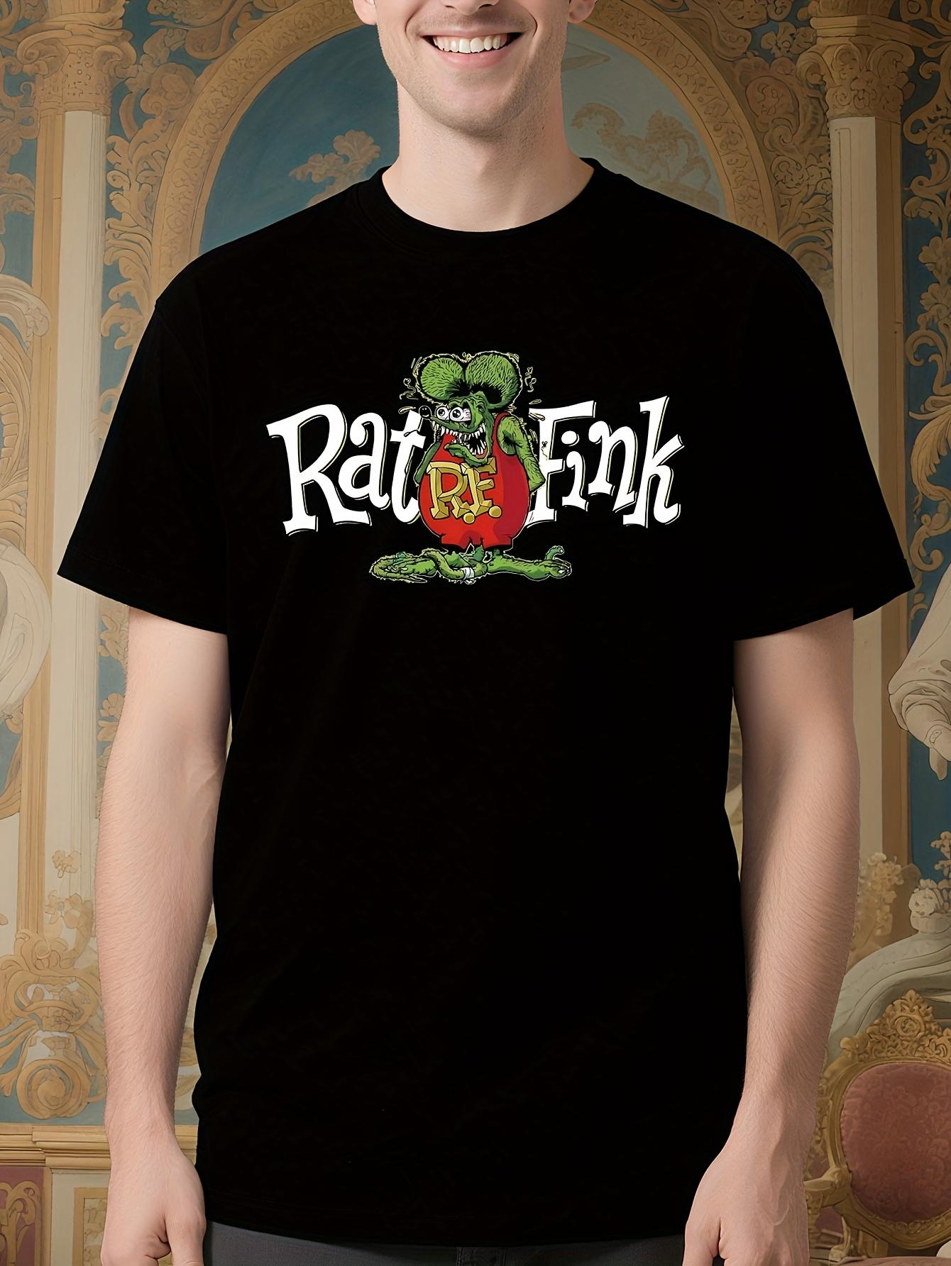 Rat Fink Graphic Tshirt - Vintage Rat Movie Design Tee L
