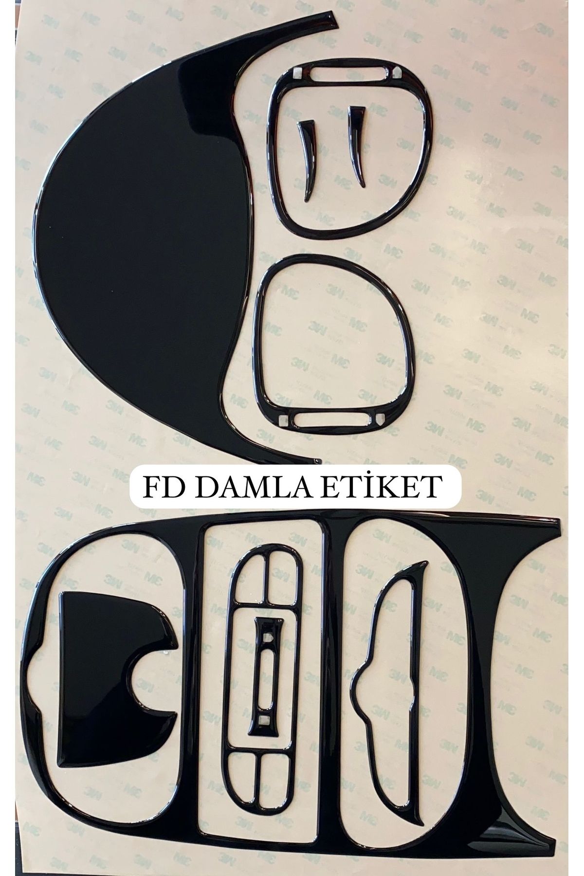 

Peugeot 206 Torpido, Konsol, Trim, Göğüs Kaplama Set Piano Black Renk Özel Dizayn