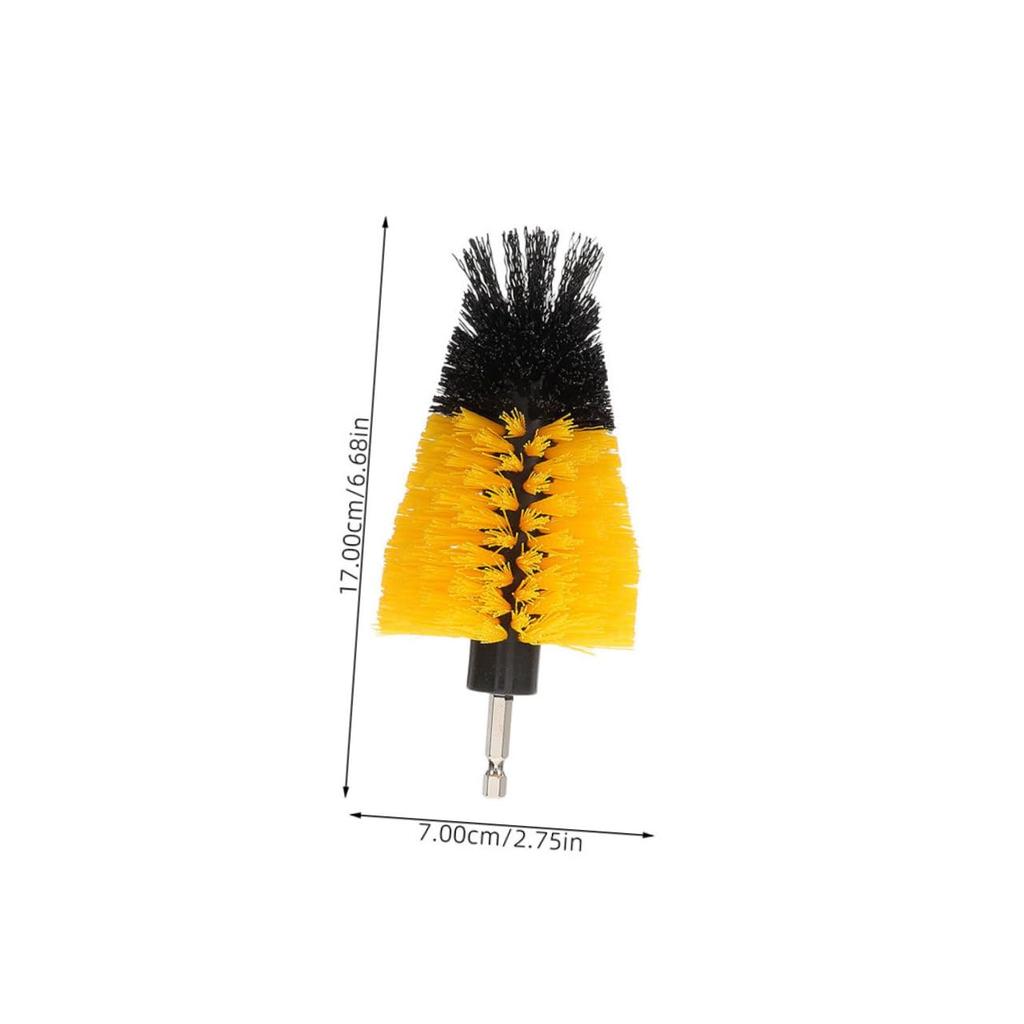 TOPPERFUN 2pcs Clean Brush Head Drill Wheel Cleaning Brush Cleaning Scrub Brush They Detail