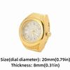 Fashion Alloy Ring Watch Stainless steel Full Inlay Diamond Diamond Rings Watch Quartz Watch Jewelry Gift