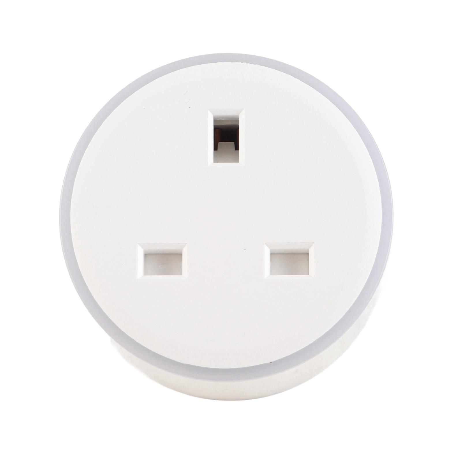 

Мініатна світлодіодна розумна розетка Wi-Fi RGB з регулюванням яскравості, розетка з таймером і дистанційним керуванням з мобільного телефону