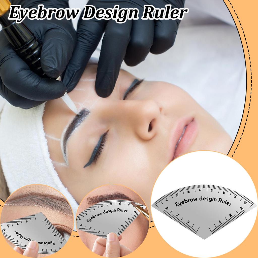 Augenbrauenlineal Schnelles Zeichnen Augenbrauen Design Lineal Microblading Mapping Werkzeug Formgebung Permanent Make-up Zeichenhilfe Lineal Zubehör
