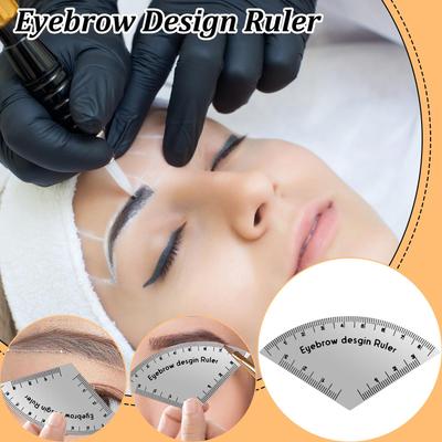 Eyebrow Ruler Fast Drawing Eyebrow Desgin Ruler Microblading Mapping Tool Shaping Permanent Makeup Drawing Guide Ruler Supplies