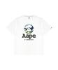 Eipeu Moonface Multi Camo Logo Short Sleeve T-Shirt - White / Aaptem1834Xxqwhx