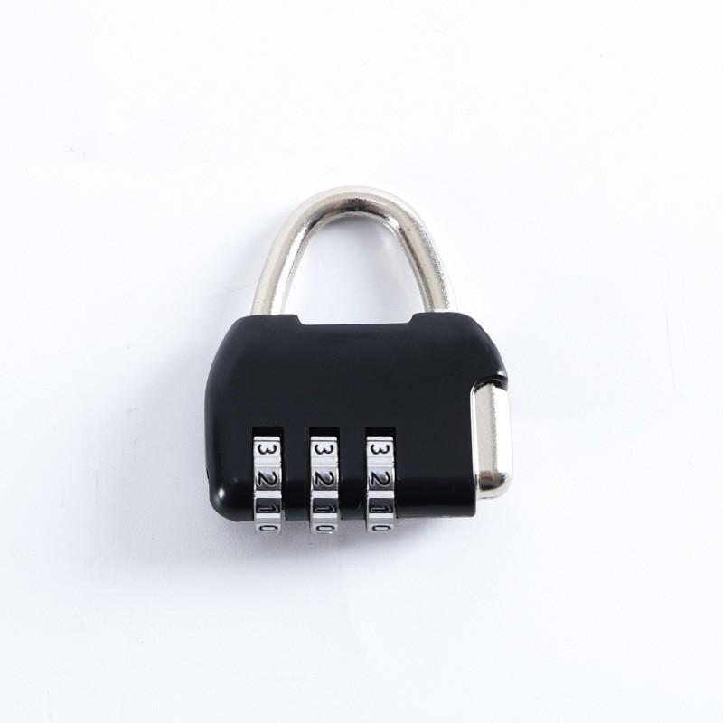 1PC Travel Backpack Lock Three Password Luggage Lock Small Lock Zinc Alloy, Mini, Laptop Luggage Lock