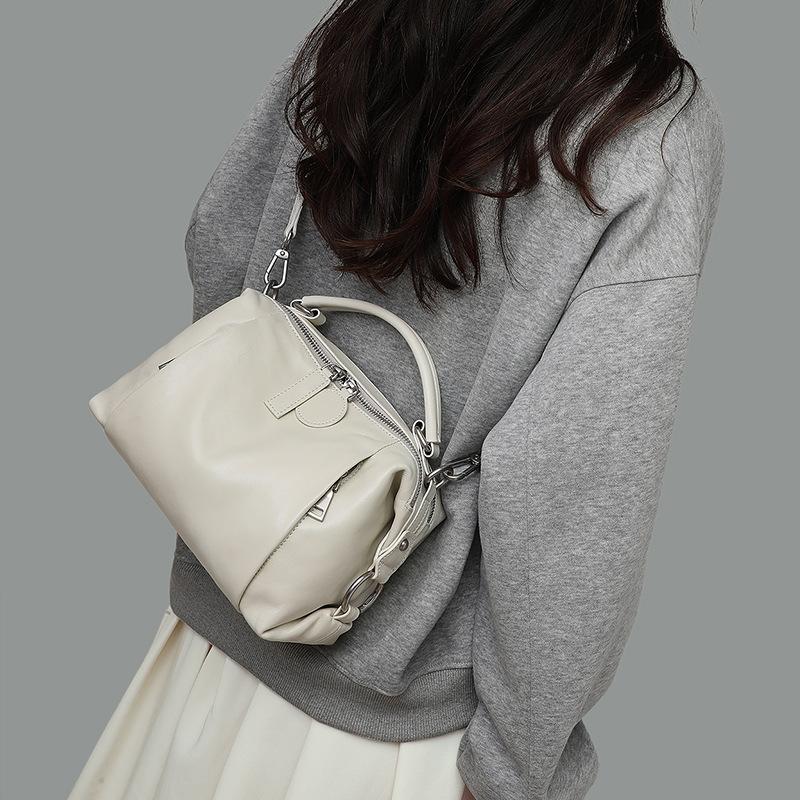

Handbag bag New leather messenger bag Women s bag One shoulder versatile high-end feeling First layer cowhide mother bag