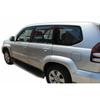 Déflecteurs d'air - J&amp;J AUTOMOTIVE - Toyota Land Cruiser J120 - Fumé - Installation facile - Acrylique renforcé
