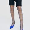 KIMZISU Plaid Check Stocking _ BLUE