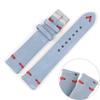 High Quality Vintage Suede Leather Watch Straps Blue Watch Bands Replacement Strap for Watch Accessories 18mm 20mm 22mm 24mm