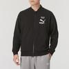 Puma Logo Outdoor Casual Sports Zip Collar Jacket Men jackets Black 628094-01