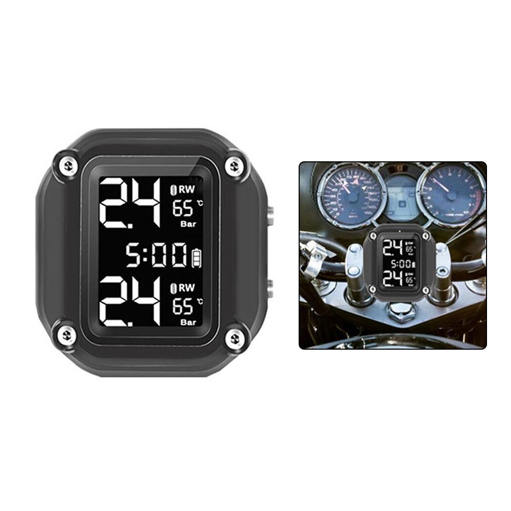 For Sportbikes Wireless TPMS Motorcycle TPMS For Road Riding Pressure Monitoring System Large-capacity Battery