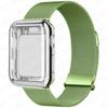 Case+Milanese Loop For Apple Watch Band 44mm 38mm-42mm-40mm Metal Magnetic bands iwatch Series 9 8 7 6 5 4 3 SE 45mm 41mm Strap