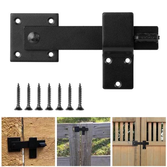 

Защелка для раздвижной двери Yousheng Barn Door Flip Latch с монтажными принадлежностями Вращение на 360 градусов Защита конфиденциальности Простая установка защелки для раздвижной двери Защелка для ворот