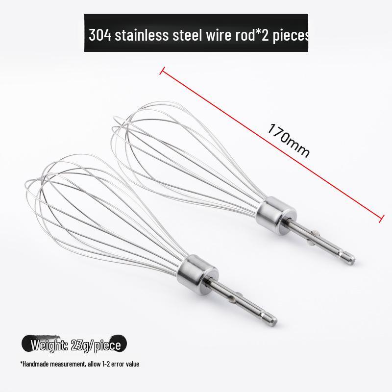 Elektrischer Eierschläger aus Edelstahl mit 12 Drähten zum Backen und Sahnerühren