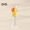 Reusable Water Bottle Lid with Straw Dustproof Cover Anti-Choking Straw Cap Portable Drinking Straw Accessory for Kids