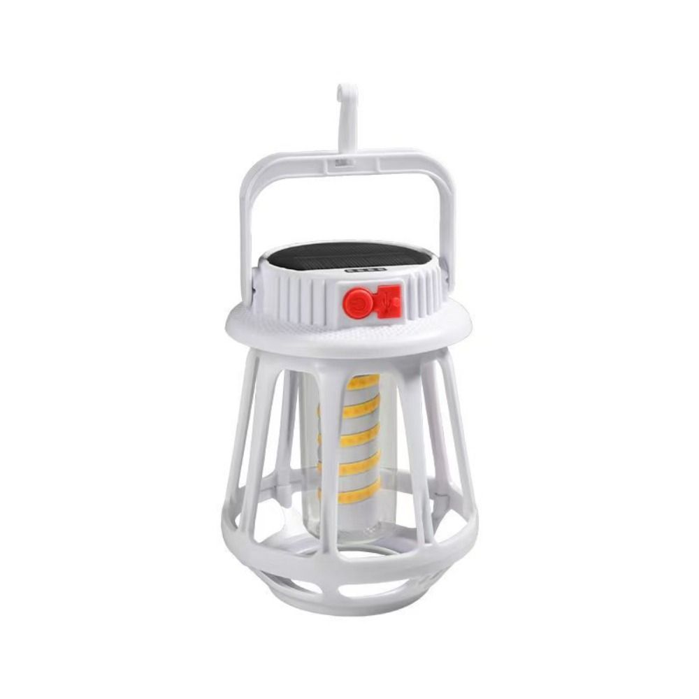 LED Light Solar Powered Light IP55 Waterproof Ultra Bright Rechargeable Light Handheld Design Multi Functional Hanging Lantern