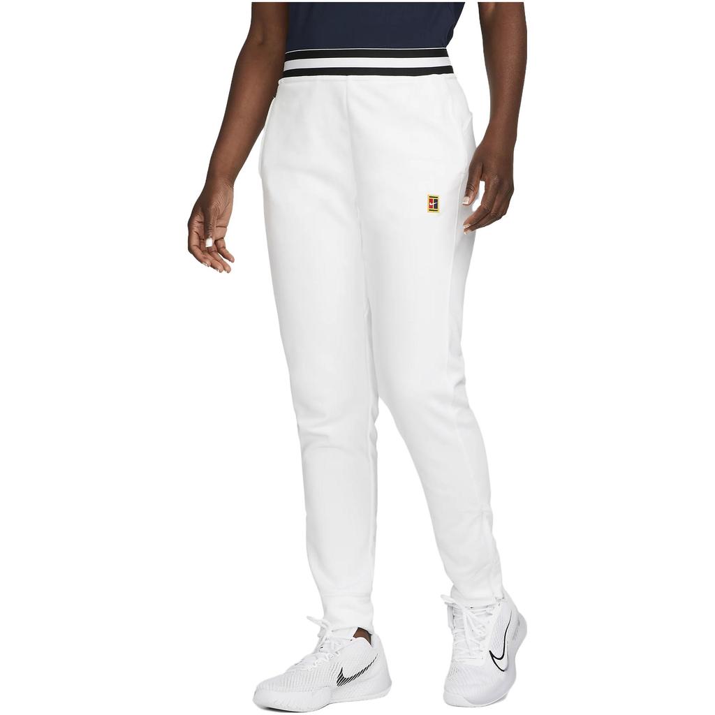 Nike Knitted Sweatpants Women's White Moderate Tapered Pants FB4158-100