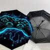 1PC Controller Gamepad Umbrella-8-Rib Reinforced, Automatic Open, Lightweight & Durable, Fashion Accessory for Outdoor, J0363