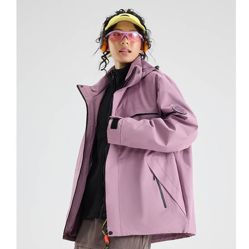 Outdoor Men Women 3in1 Waterproof Windproof Fleece Ski Jacket For Hiking And Camping
