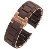 Replacement Rubber Coated Steel Watch Strap for Armani AR5889/5890/5905/5920 - Men's & Women's, 20mm/23mm Width