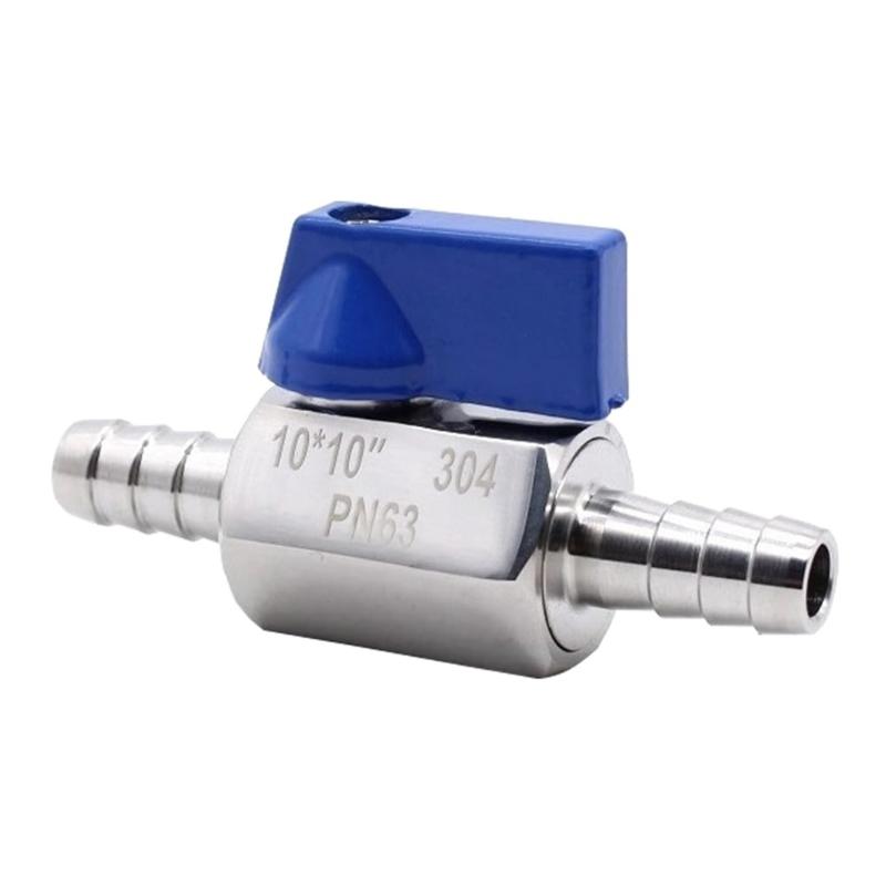 Multipurpose Stainless Steel Round Valves Barb Fitting for Water Gas Oil Control In Automotive and Marine Daily Use