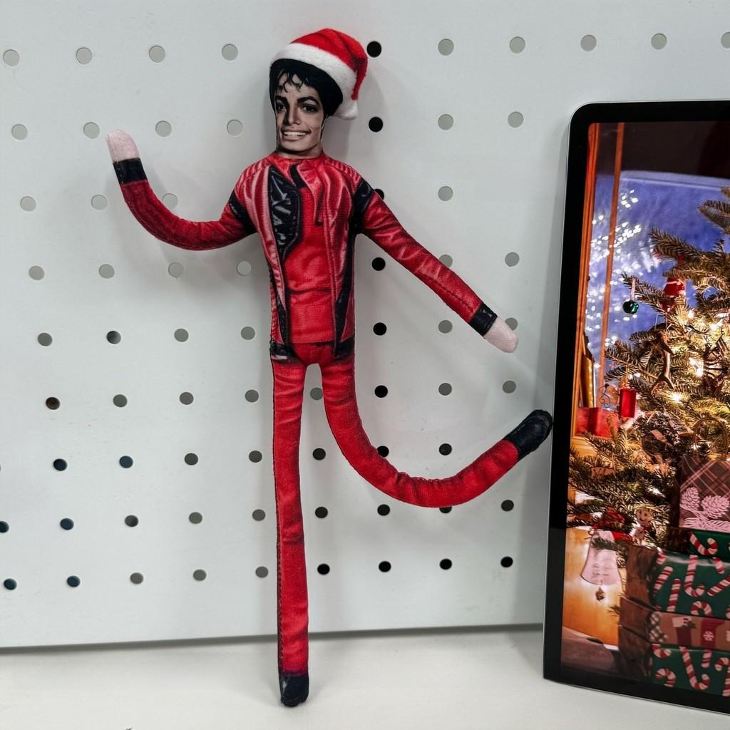 Michael Jackson Christmas Plush Collectible With Poseable Skeleton For Fans