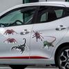 New Three-dimensional Car Sticker Spider Gecko Animal Simulation Car Tail Sticker Realistic Modification Creative Decor