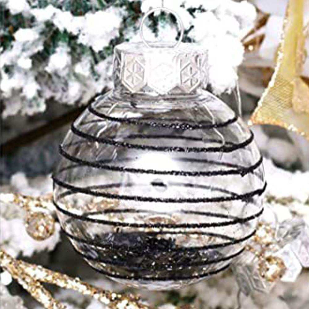 30pcs Plastic Christmas Tree Pendant Creative Hanging Ornament Christmas Ball Set  New Year