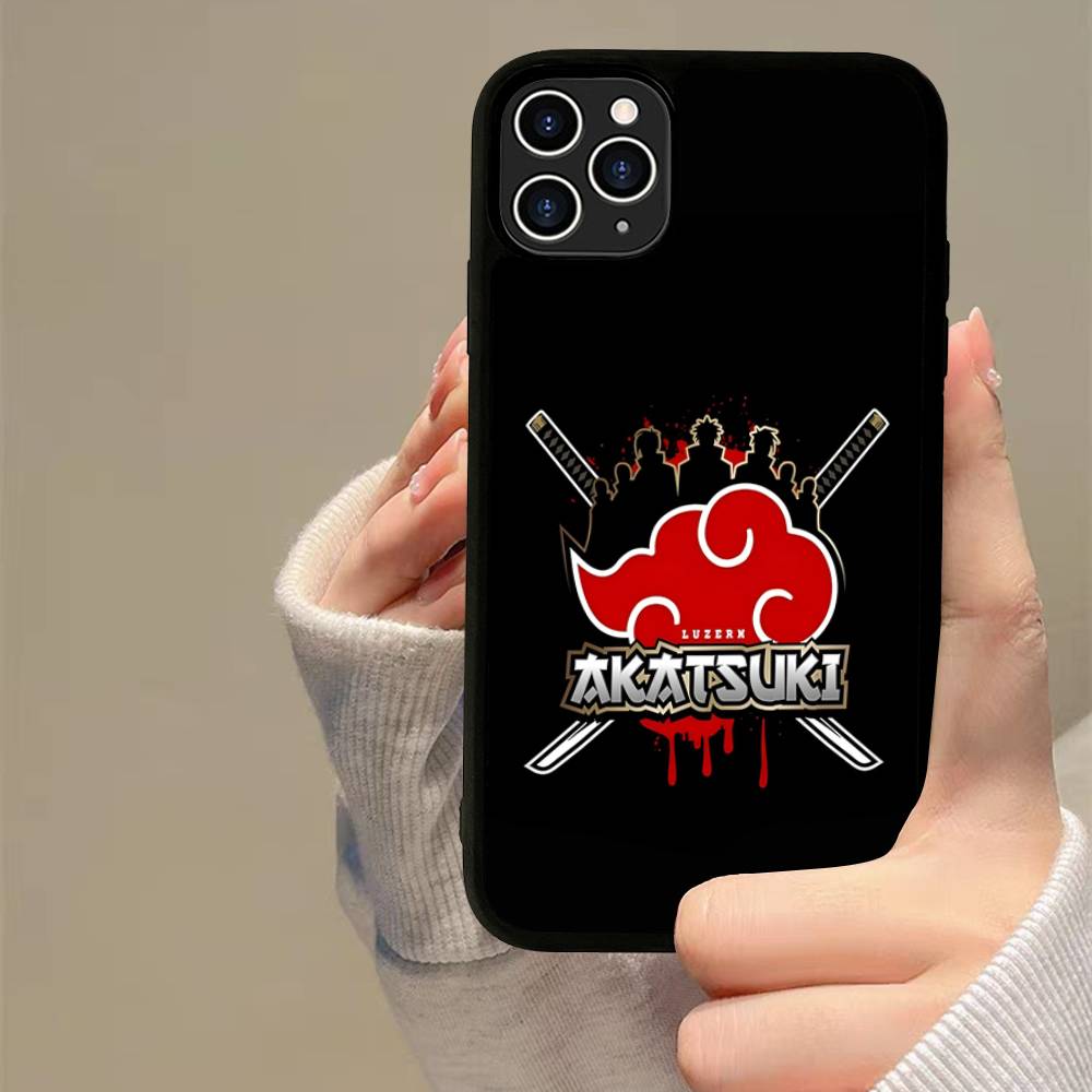 A-Akatsukis I-Itachis U-Uchihas S-Sasukes Phone Case Silicone PC+TPU For For iPhone 11 12 13 14 15 16 Plus Pro Max Cover