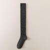 Women's Warm Wool Blend Knee-High and Mid-Calf Socks - Thick, Soft, Pure Coffee Color for Autumn and Winter