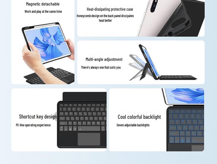 Huawei MatePad Pro 11 Magnetic Keyboard & 11.5" Tablet Protective Case