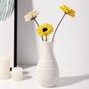Blumenvase Hohe Haltbarkeit Geometrisches Design Glatte Kante Anti-Rutsch-Boden Bruchsicher Umweltfreundlich Blumenbehälter Tischvase Dekoration Haushaltswaren