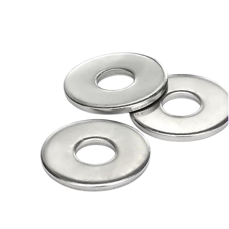 304 Stainless Steel Flat Washer/Gasket, Thickened, Round, M3-M24 Sizes