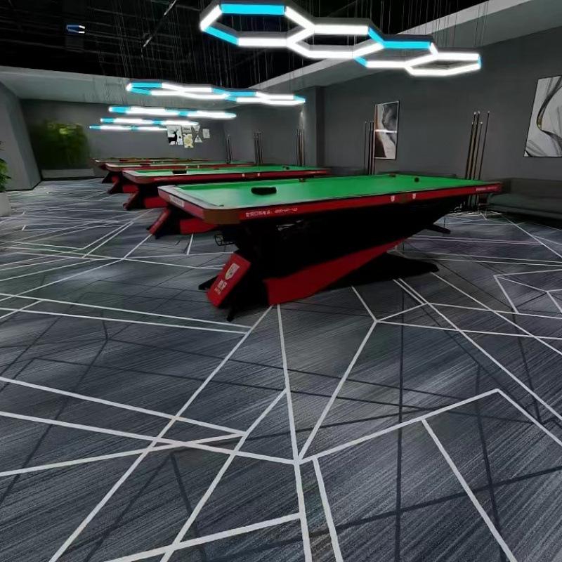 Billiard & Table Tennis Room Carpet - Full Coverage, Wear-Resistant, Flame Retardant, Soundproof