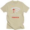 Custom Connect To God The Password Is Prayer T Shirts for Men 100 Cotton Tee Tops Jesus Christian Quotes Tshirts Tshirt